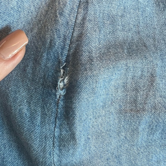 COPY - Rag & Bone Blue Halter Sheath Midi Dress (see callouts) - Picture 3 of 7